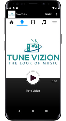 Tune Vizion Android App