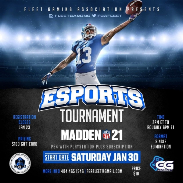 "Madden Tournament" Jan30th brought to you by team F.G.A.