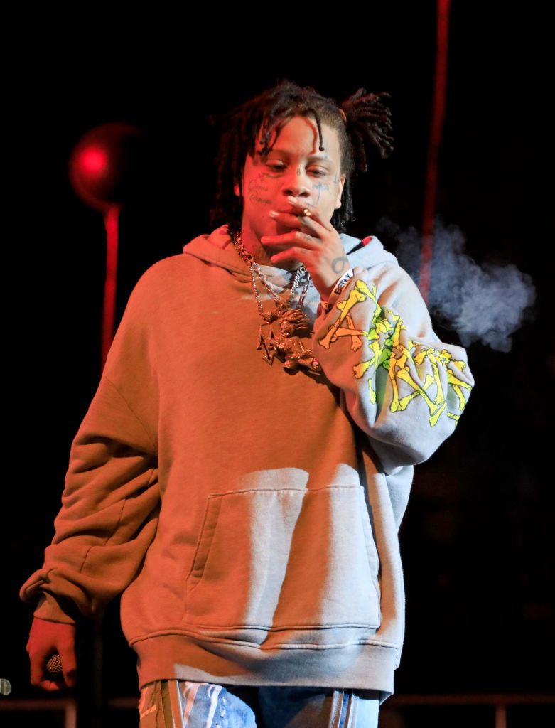 trippie redd neon shark hoodie