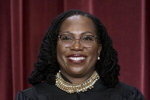 Justice Ketanji Brown Jackson working on a memoir, titled 'Lovely One'