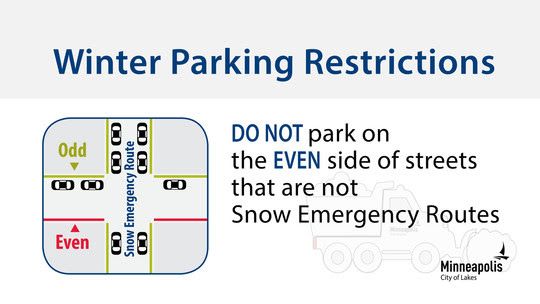 Winter Parking Restrictions begin 9 p.m. tonight, Jan. 26 to improve access for emergency vehicles