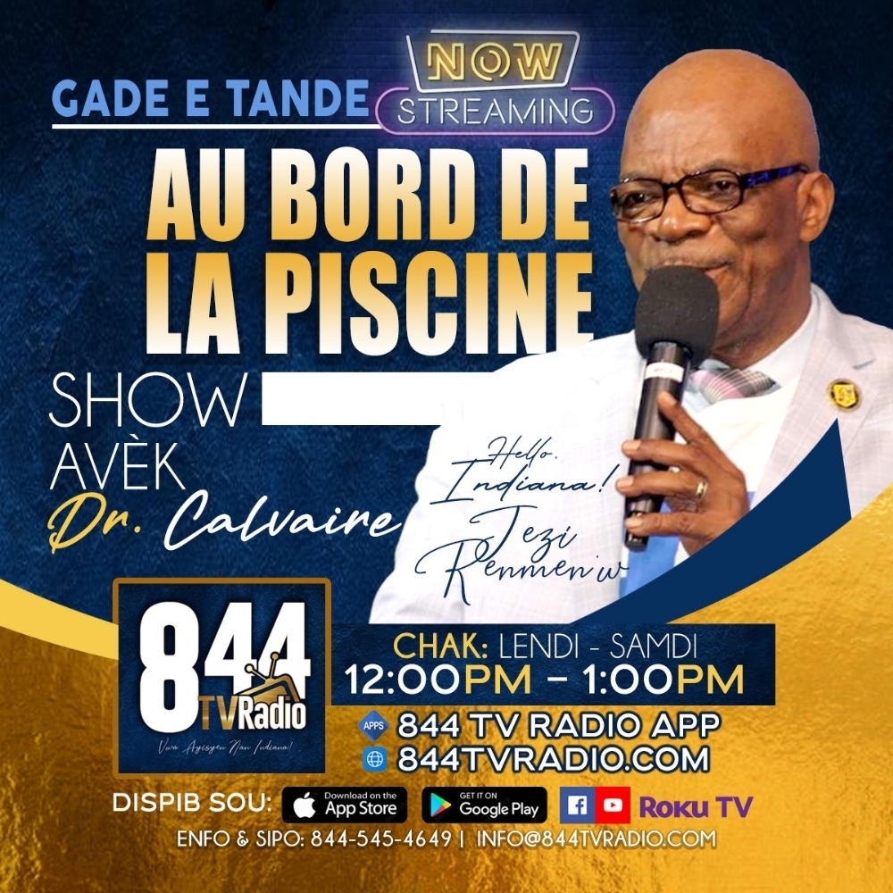 Welcome "Au Bord De La Piscine Show" Hosted By Pastor Calvaire From Florida