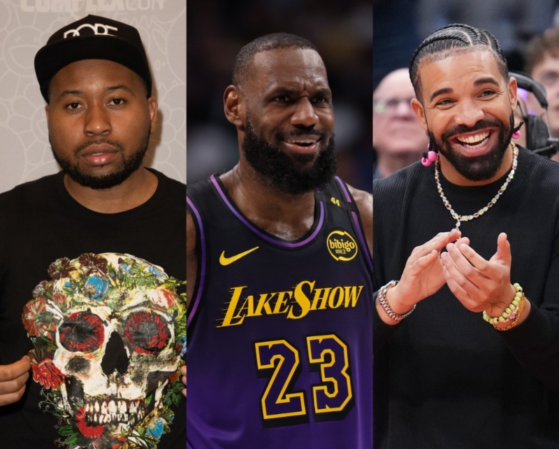 Drake's Try-Hard Henchman DJ Akademiks Claims LeBron James Cheated On His Wife With Alleged Aubrey-A