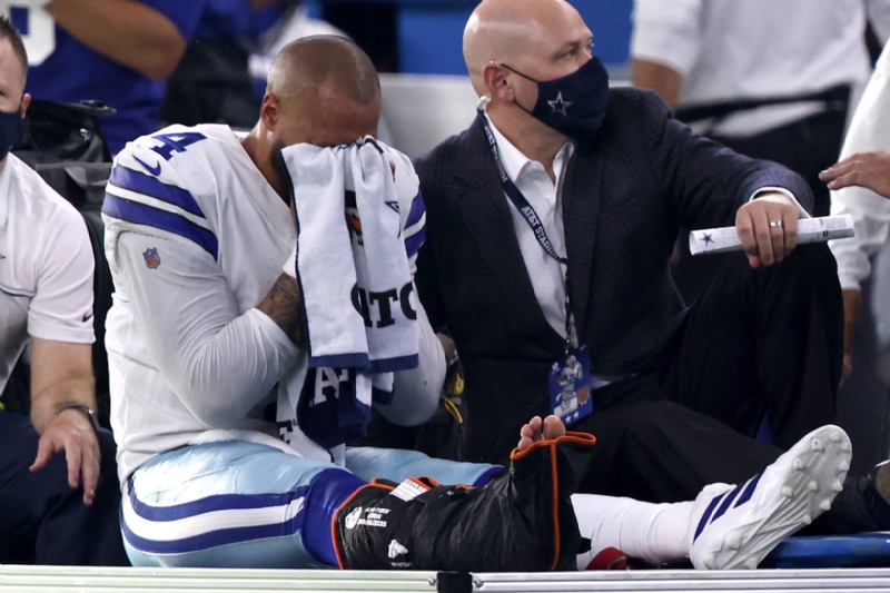 Dak Prescott Hospitalized After Brutal Ankle Injury