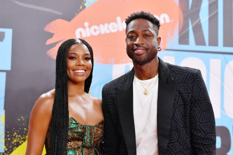 Dwyane Wade & Gabrielle Union Post Shirtless Pic With Matching Pants
