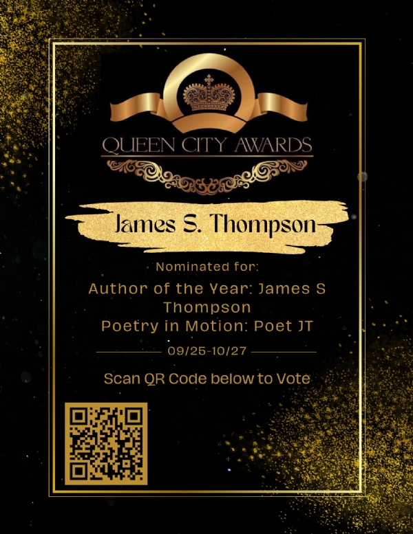 Vote for James "JT" Thompson: Queen City Award Nominee for Author and Poet
