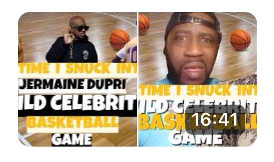 The time I Snuck In Jermaine Dupri Celebrity Basketball Game
