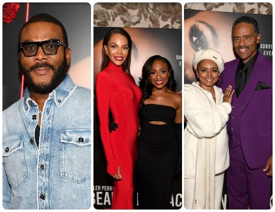 Stunning Stars Storm The Carpet Of Tyler Perry's 'Beauty In Black' Special Screening, Melanin Excell