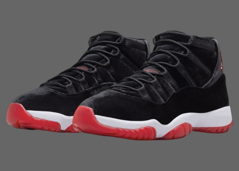 Classy Air Jordan 11 "Bred Velvet" Receives Official Photos