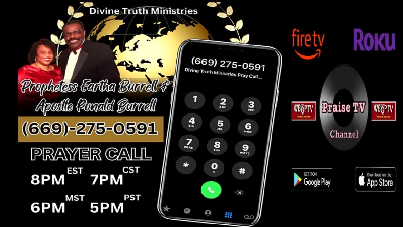 Live Prayer Line Every Wednesday@7pm cst.