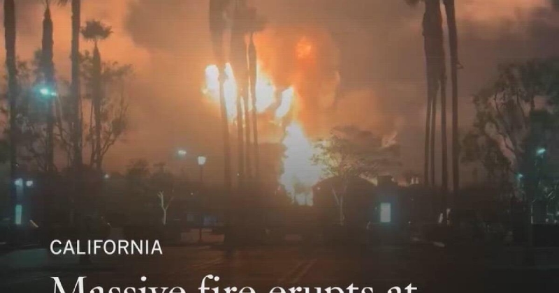 Massive fire erupts at Chevron refinery in El Segundo