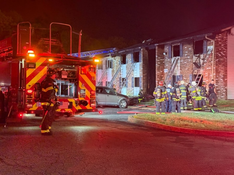 West side apartment fire causes displacement of 10+ residents, 4 injuries