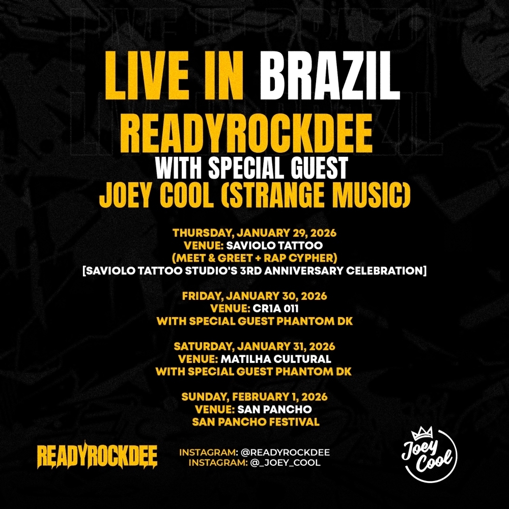 READYROCKDEE x JOEY COOL (STRANGE MUSIC) ANNOUNCE EPIC 2026 BRAZIL TOUR