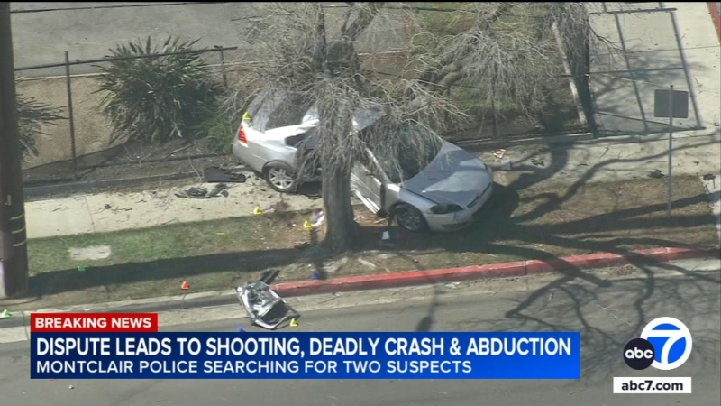 Driver killed, passenger kidnapped after dispute leads to violent crash outside Montclair school