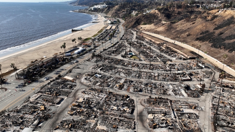 Arrest made in connection with Palisades Fire investigation in Southern California, source says