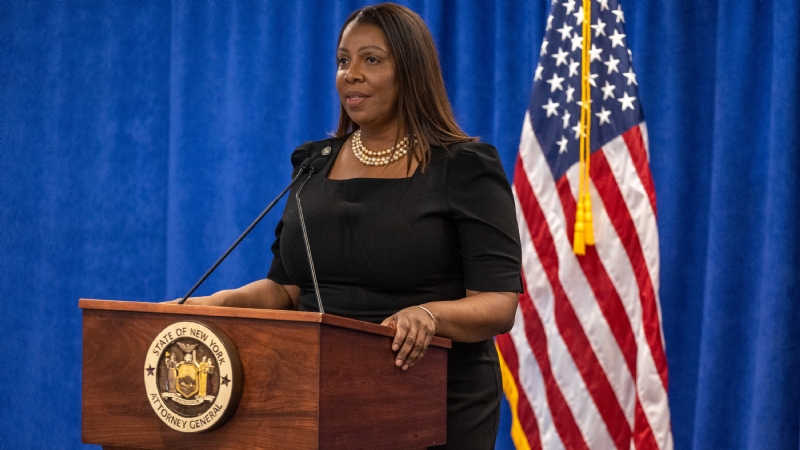 Letitia James Ran on a Platform of Holding Trump to Account