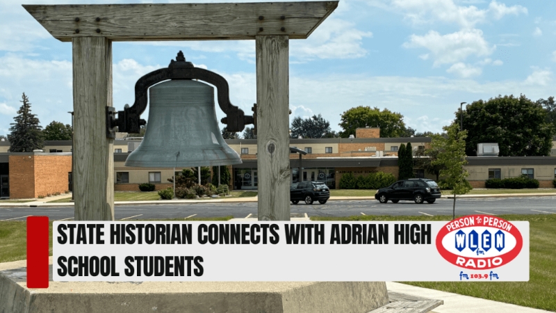 State Historian Connects with Adrian High School Students