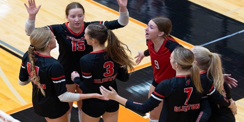 PHOTOS: Clinton and Blissfield head to Tecumseh for Volleyball quad