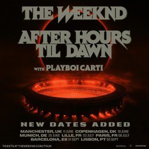 The Weeknd Expands Record-Breaking 'After Hours Til Dawn Tour' with Seven New 2026 Europe and UK Dat
