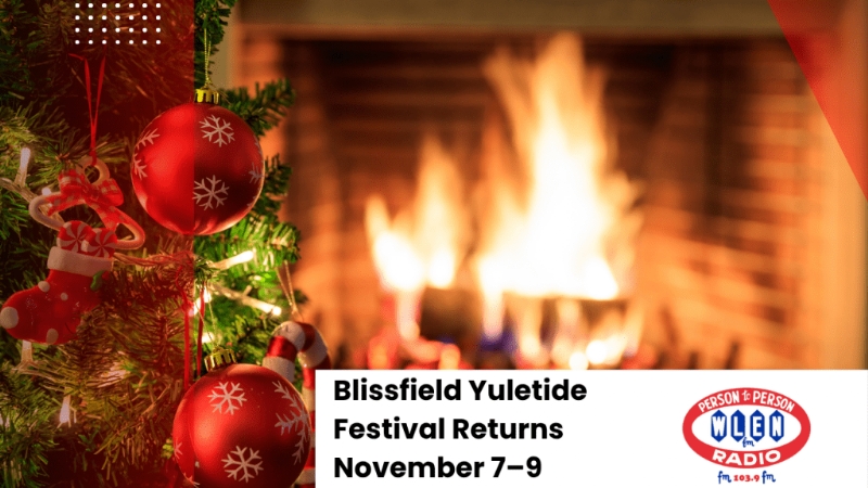 Blissfield Yuletide Festival Returns November 7-9