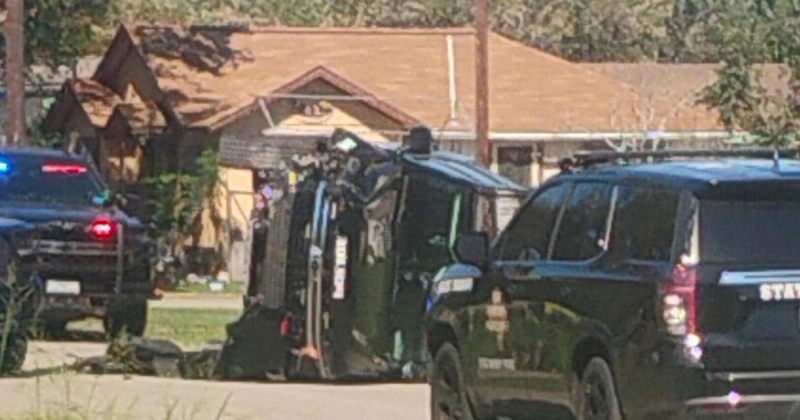 BREAKING NEWS: Refugio PD chief unhurt after crash