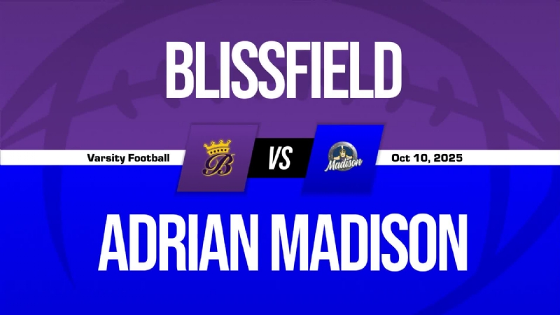 Football Recap: Madison Piles Up the Points Against Blissfield