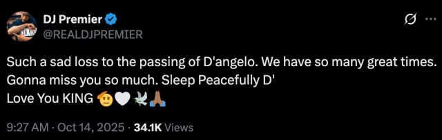 D'Angelo Reportedly Dead At 51 Following Secret Illness
