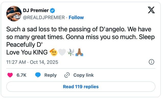 D'Angelo Dies At 51: Jill Scott, DJ Premier, Tyler, The Creator & Others Mourn Neo-Soul Pioneer