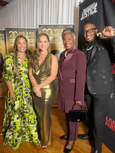 Roc Nation CEO Desiree Perez Receives Harry Belafonte Social Justice Award From "Gathering for Justi