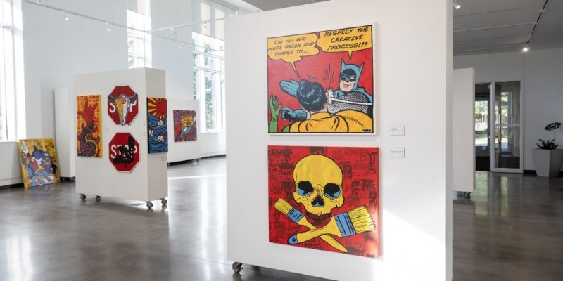 Adrian College showcases vivid works of Pauly M. Everett