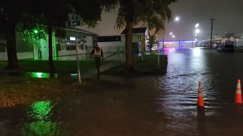 Crews respond to water main break on 15th Street South and 1st Avenue