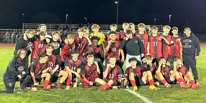 Clinton soccer claims Division 4 district title with shutout win over Lenawee Christian