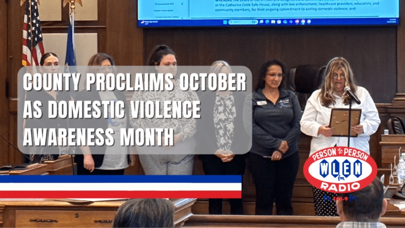 County Proclaims October as Domestic Violence Awareness Month