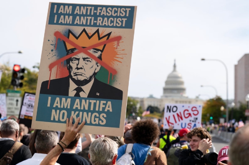 'No Kings' protests pass in festival atmosphere as nearly 7 million rally across US