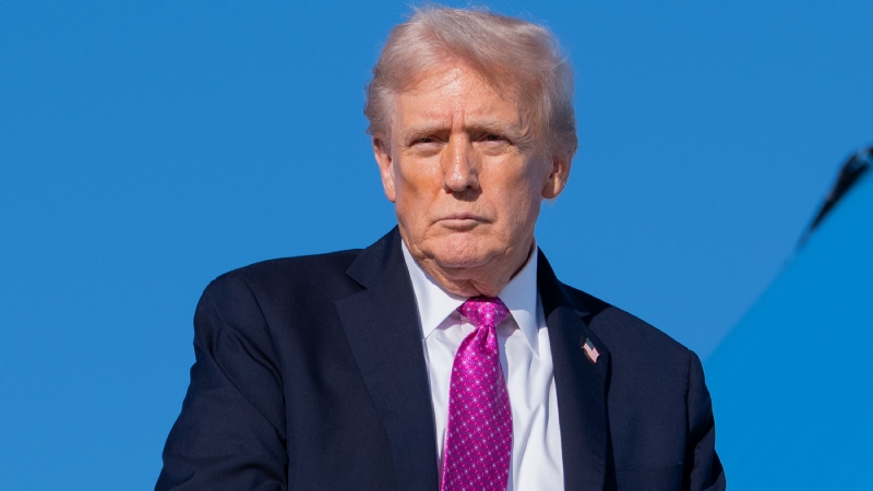Trump Posts Fake Video of Himself Flying a 'King Trump' Jet Over Protesters
