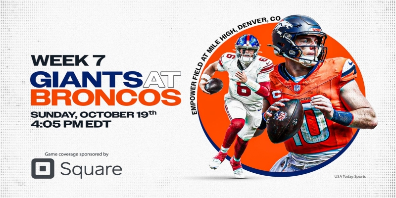 New York Giants vs. Denver Broncos: Live coverage, breaking news, and highlights