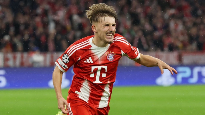 Karl, 17, scores record-breaking Bayern UCL goal