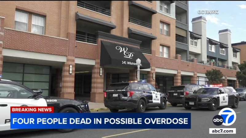 Authorities identify 4 people found dead from possible overdose in Fullerton