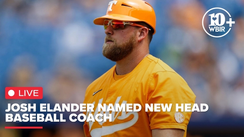 Breaking News: 10Sports discusses new Vols head baseball coach Josh Elander