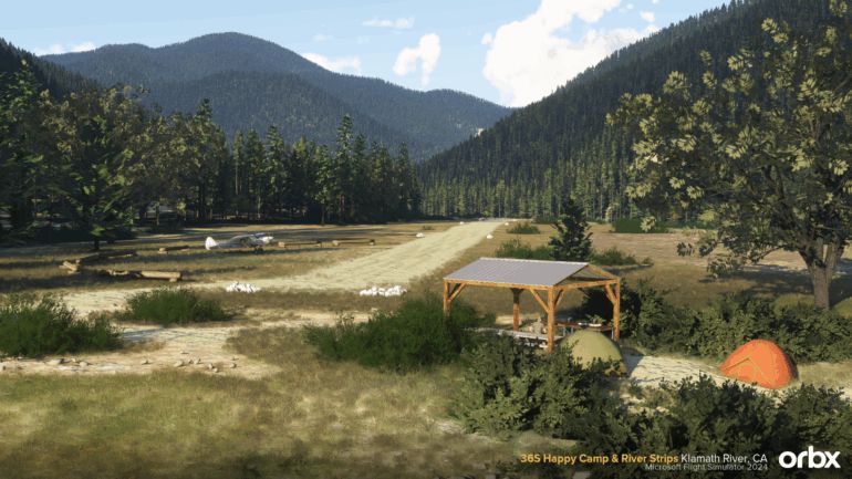 ORBX Happy Camp & River Strips - Klamath River, CA for Microsoft Flight Simulator