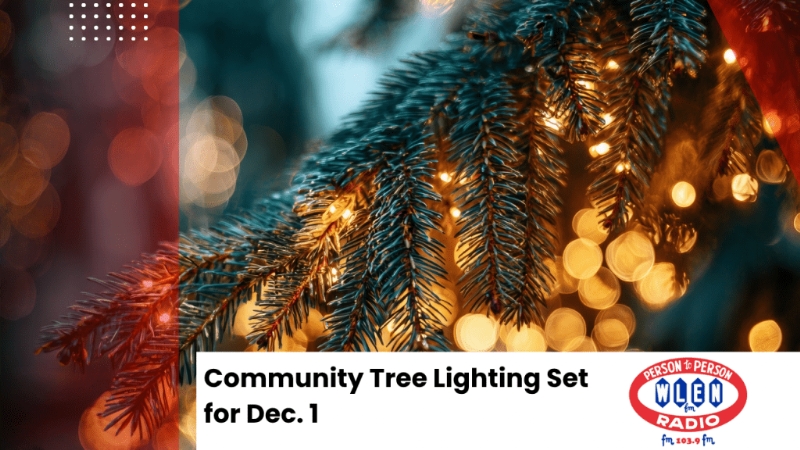 Community Tree Lighting Set for Dec. 1