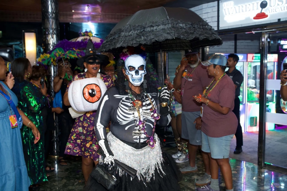 Mardi Gras Meets Halloween on the Tom Joyner Fantastic Voyage