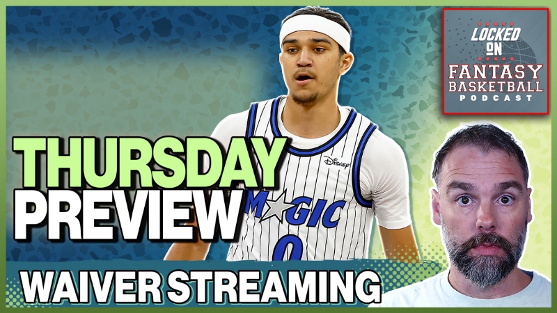 Anthony Black's Big Fantasy Basketball Stream! Chet Holmgren OUT Again
