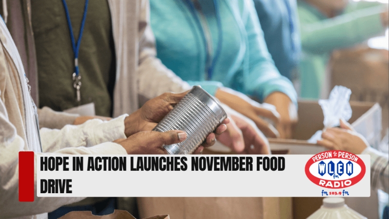 Hope In Action Launches November Food Drive
