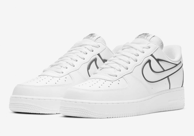 nike air force type 1 triple white