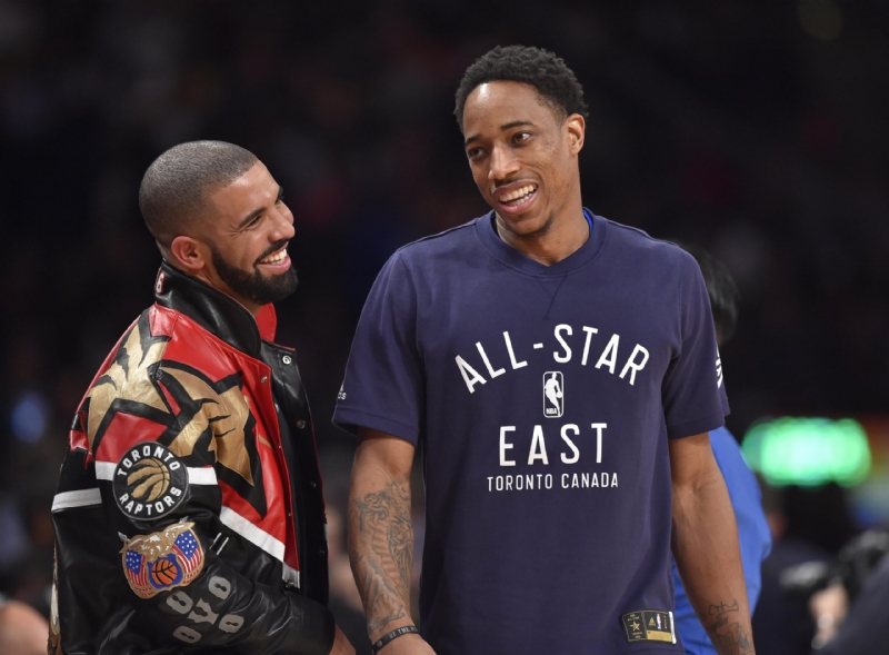 Drake Disses "Goof" DeMar DeRozan During Toronto Raptors Game