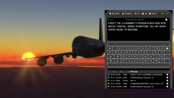 Navigating CPDLC & ACARS in the FlyByWire A380X for Microsoft Flight Simulator