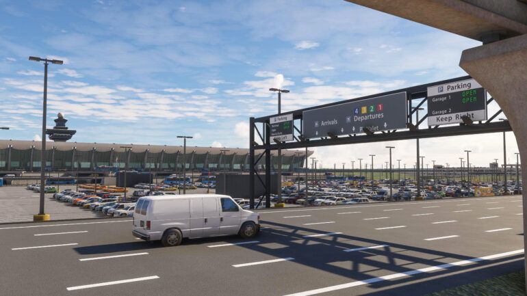 BMWorld & AmSim Release Stunning Washington Dulles (KIAD) Scenery for MSFS