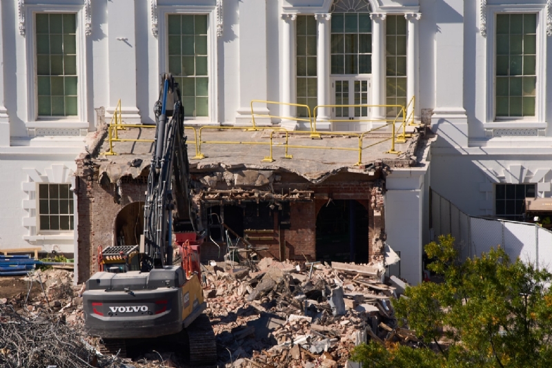 That's not a demolition. It's Southern-style, middle-finger politics.