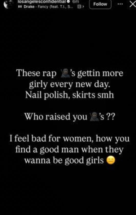 Game Trashes "Girly" Rappers Wearing Nail Polish & Skirts, But Who's He Talking About?